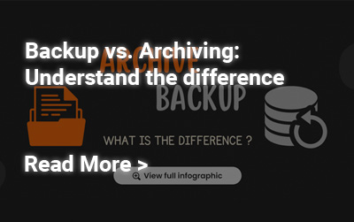 Backup vs. Archiving: Understand the difference