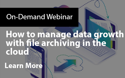 How to manage data growth with file archiving in the cloud
