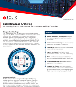 Solix Database Archiving