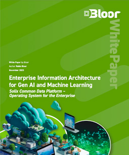Enterprise Information Architecture for Gen AI and Machine Learning