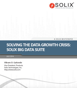 Solving The Data Growth Crisis Solix Big Data Suite