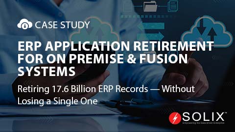 ERP Application Retirement for On Premise & Fusion Systems
