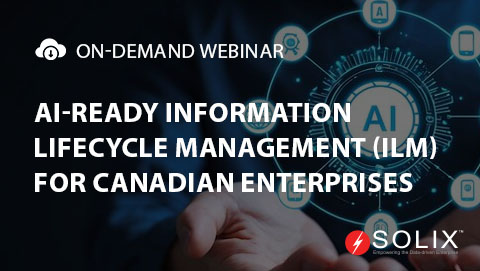 AI-Ready Information Lifecycle Management (ILM) for Canadian Enterprises