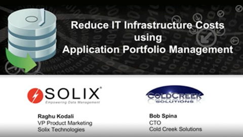Reduce IT infrastructure costs using Application Portfolio Management