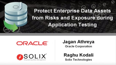 How to protect your enterprise data assets from risks and exposure during application testing