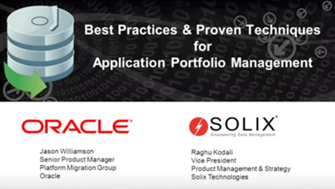Best Practices and Proven Techniques for Application Portfolio Management