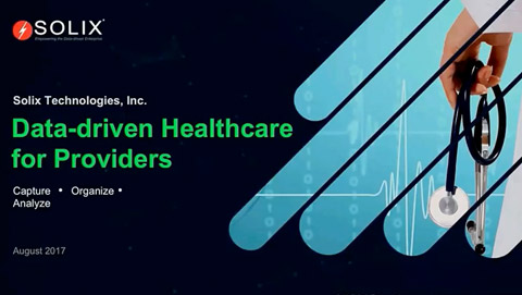 Data-driven Healthcare for Providers