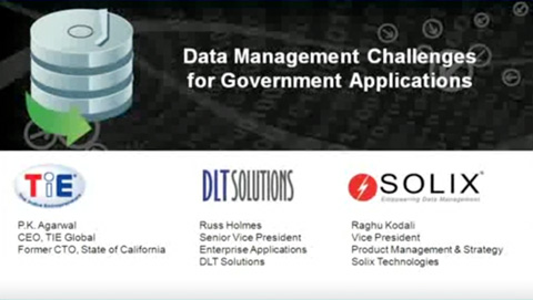 Data Management Challenges for Government Applications