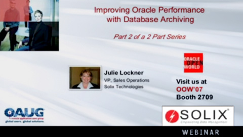 Improving Oracle Performance with Database Archiving (Part 2)