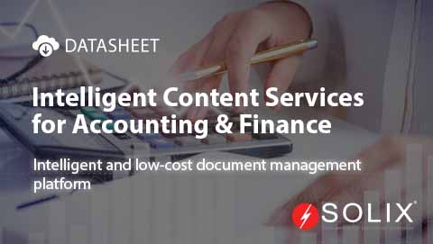 Intelligent Content Services for Accounting & Finance
