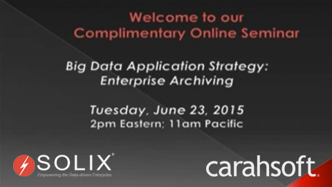 Big Data Application Strategy: Enterprise Archiving
