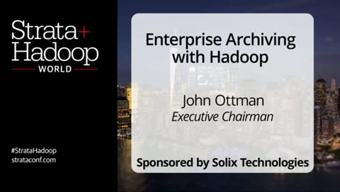Enterprise Archiving With Hadoop
