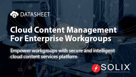 Cloud Content Management for Enterprise Workgroups
