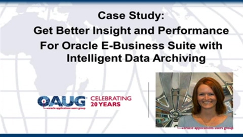Get better insight and performance for Oracle E-Business Suite with intelligent data archiving