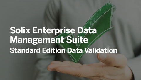 Solix Enterprise Data Management Suite – Standard Edition Data Validation